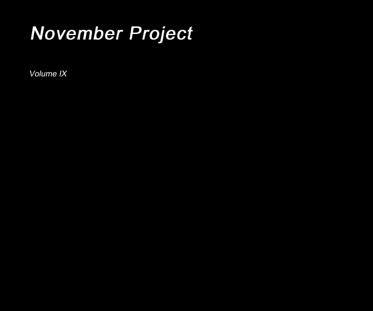 Visualizza November Project di cgerstheimer