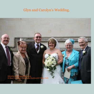 Glyn and Carolyn's Wedding. book cover