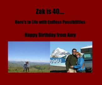 Zak is 40.... book cover