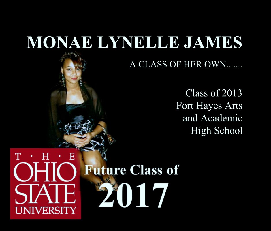 View MONAE LYNELLE JAMES

A CLASS OF HER OWN.......

 


 

Class of 2013
Fort Hayes Arts 
and Academic 
High School by gbd