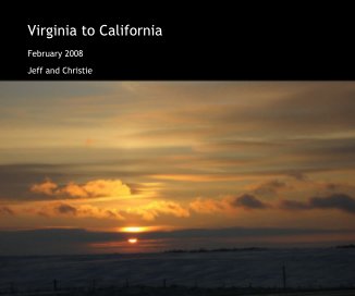 Virginia to California book cover