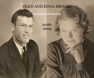 Brooks family reunion 2008/2009 book cover