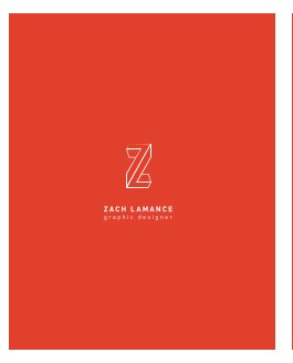Zach LaMance | Graphic Design Portfolio book cover