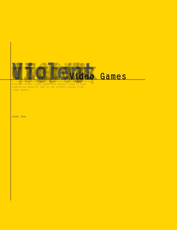 Visualizza violent video games di grant zhao