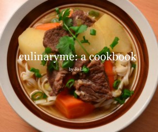 culinaryme: a cookbook book cover
