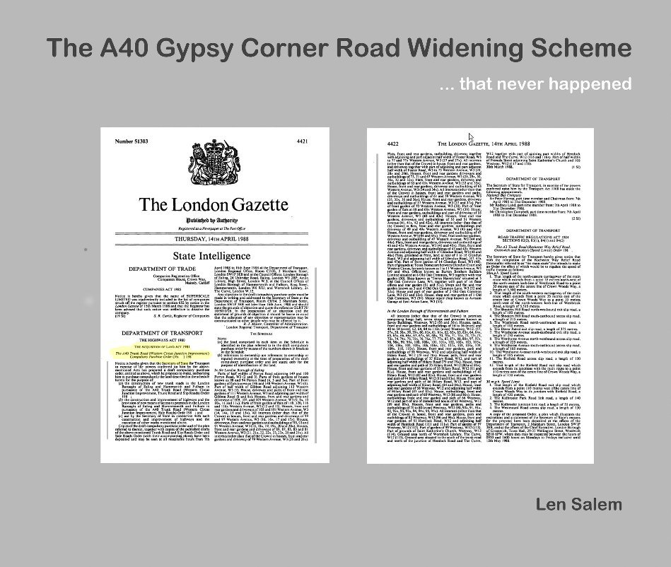 Bekijk The A40 Gypsy Corner Road Widening Scheme ... that never happened op Lensbooks