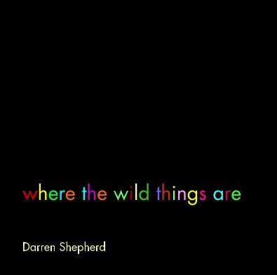 where the wild things are book cover