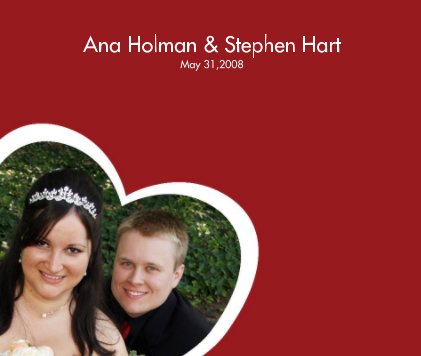 Ana Holman & Stephen Hart May 31,2008 book cover