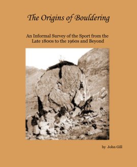 The Origins of Bouldering book cover