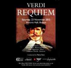 Verdi Requiem - Souvenir book cover