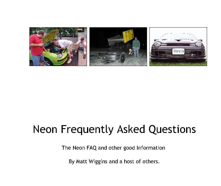 Neon Frequently Asked Questions nach Matt Wiggins and others anzeigen