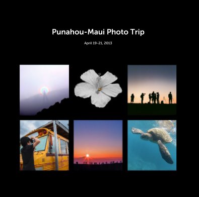 Punahou-Maui Photo Trip book cover