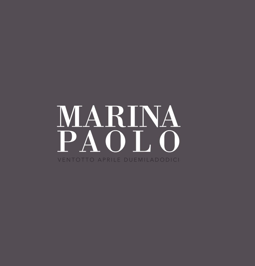 Ver Album Marina e Paolo por Claudio Bonicco Photography