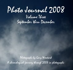 Photo Journal 2008 Vol 3 Sept-Dec book cover