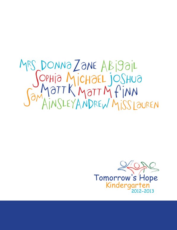 Ver 2013 Hope Kindergarten - HARDCOVER por Joan Ford & Valerie Kugler