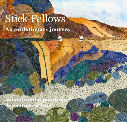 View Stick Fellows by catherine imo - mixed media paintings
