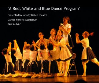 "A Red, White and Blue Dance Program" book cover