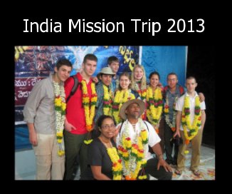 India Mission Trip 2013 book cover