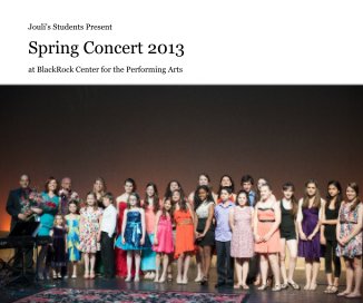 Spring Concert 2013 book cover