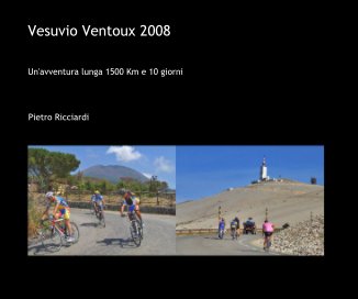 Vesuvio Ventoux 2008 book cover