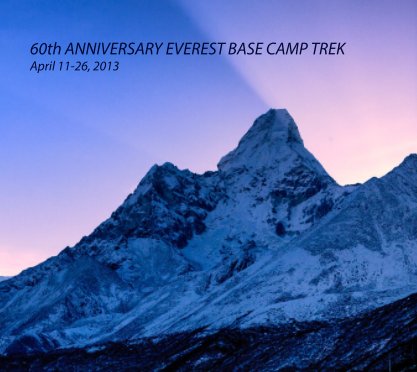 Everest Base Camp 60th Anniversary Trek book cover