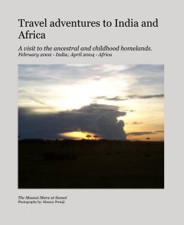 Travel adventures to India and Africa book cover