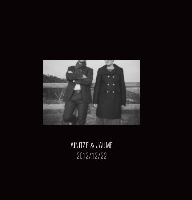 Ainitze & Jaume book cover
