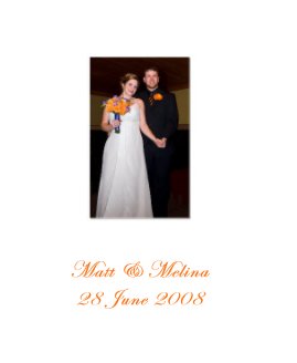 Matt & Melinas Wedding book cover
