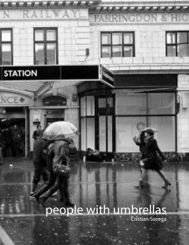 people with umbrellas book cover
