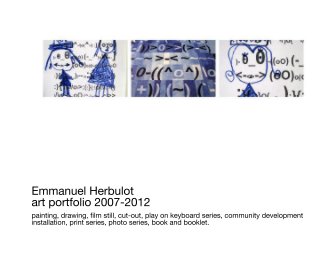 Emmanuel Herbulot art portfolio 2007-2012 book cover