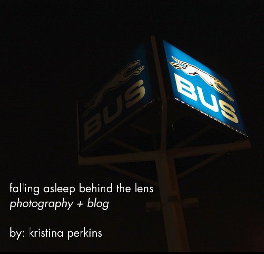Ver falling asleep behind the lens por Kristina Perkins