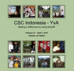 CSC Indonesia - YvA Making a Difference by being Myself! book cover