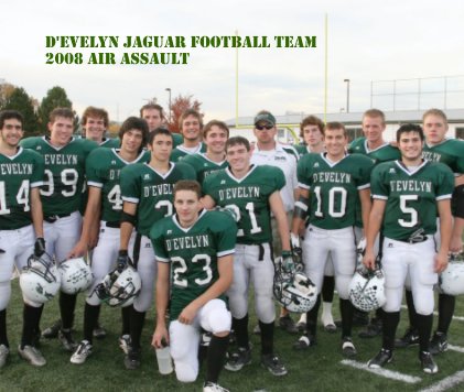 2008 D'Evelyn Jaguar Football Team book cover