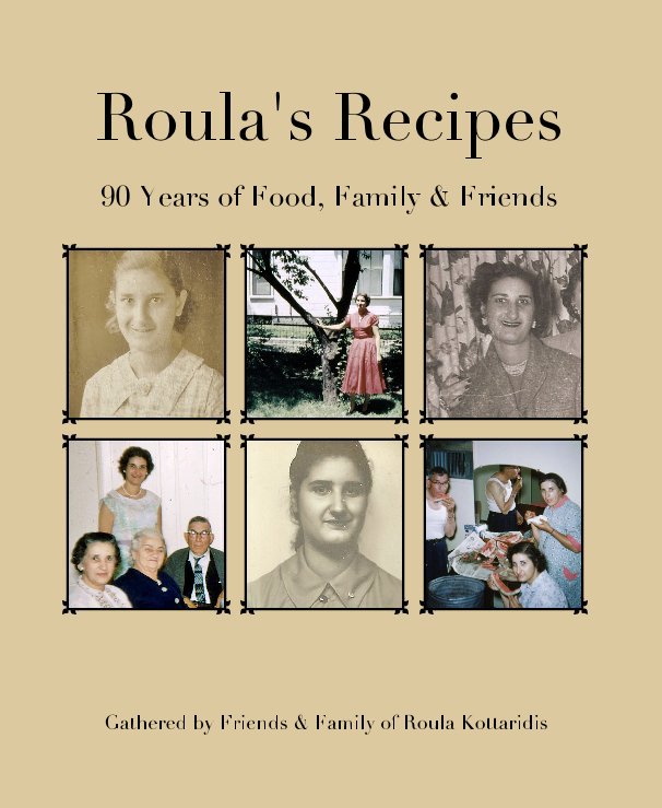 Bekijk Roula's Recipes op Gathered by Friends & Family of Roula Kottaridis