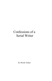 Confessions of a Serial Writer book cover