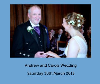 Andrew and Carols Wedding book cover