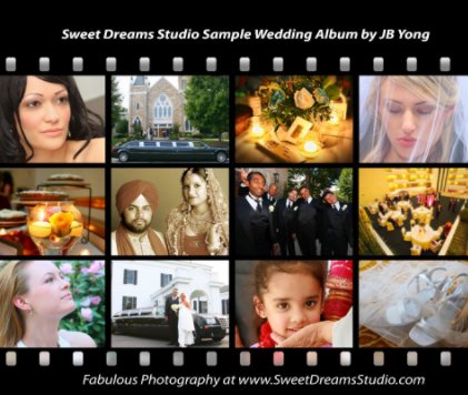 Sweet Dreams Studio Sample Wedding Album book cover
