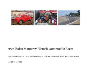 35th Rolex Monterey Historic Automobile Races book cover
