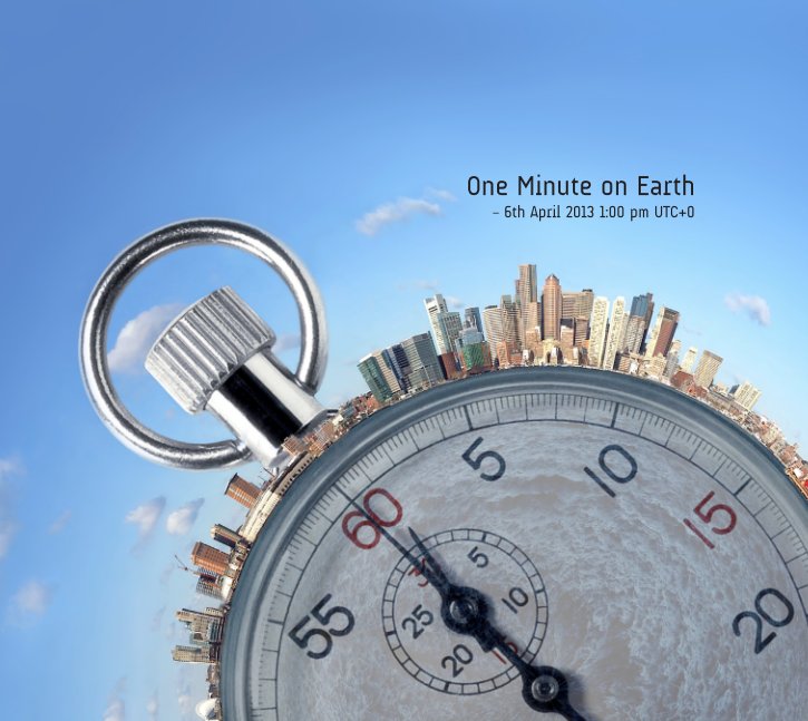 View One Minute on Earth (Hardcover) by Kujaja Jaja, Design Eva Maria Kroder, Intro: Lauren Rautenbach, Cover: Francisco Marty