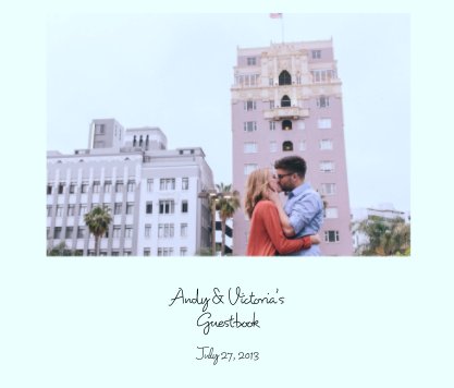 Andy & Victoria's
Guestbook book cover