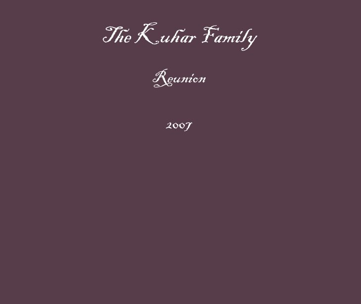 Ver The Kuhar Family por 2007
