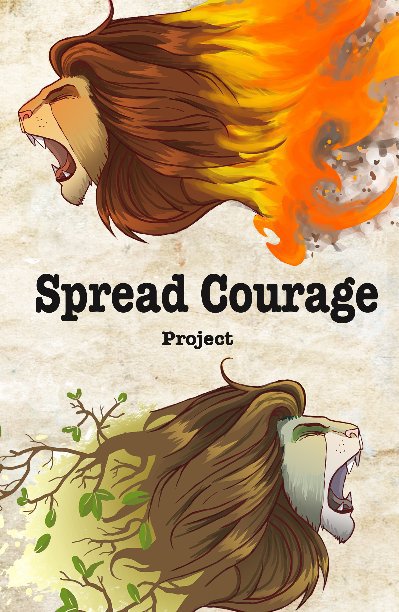 View Spread Courage Project by Kelsey Courage