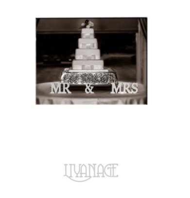 Stacey & Raveen wedding book cover