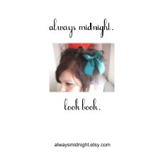 always midnight. look book. book cover