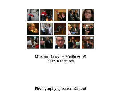 Missouri Lawyers Media 2008 Year in Pictures book cover