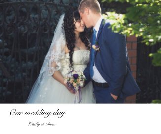 Our wedding day book cover