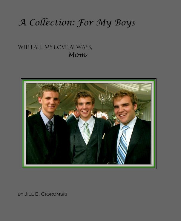 Ver A Collection: For My Boys por Jill E. Cioromski
