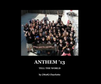 ANTHEM '13 book cover