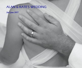 ALAN & KATE'S WEDDING book cover