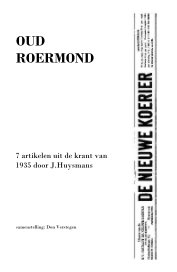OUD ROERMOND book cover